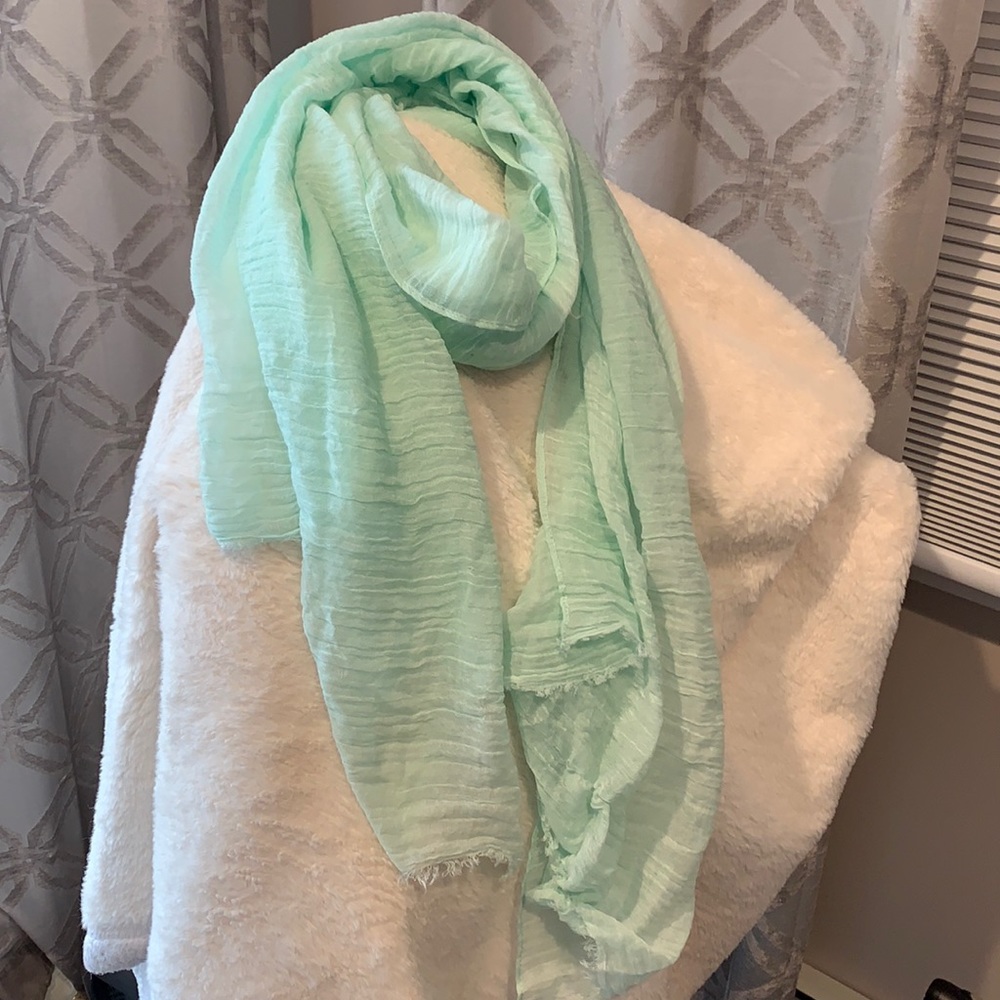 Mint Green Scarf